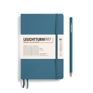 БлокнотиБлокнот Leuchtturm1917, Paperback (B6+), М'яка обкладинка, Stone Blue, лінія придбати