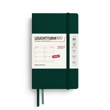 Щотижневик Leuchtturm1917 Pocket (A6) 2027 Forest Green