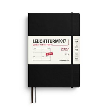 Щотижневик Leuchtturm1917 Medium (A5) м'яка обкл., 2027 Black