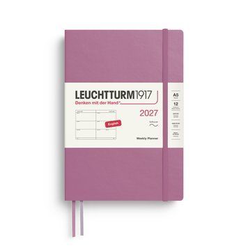 Щотижневик Leuchtturm1917 Medium (A5) м'яка обкл., 2027 Dusty Rose