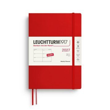 Щотижневик Leuchtturm1917 Medium (A5) м'яка обкл., 2027 Cherry