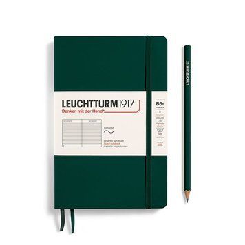 БлокнотиБлокнот Leuchtturm1917, Paperback (B6+), М'яка обкладинка, Forest Green, Лінія придбати