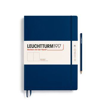 БлокнотиБлокнот Leuchtturm1917, Master Classic (А4+), Navy, чисті аркуші придбати