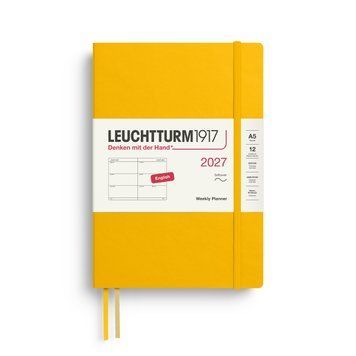 Щотижневик Leuchtturm1917 Medium (A5) м'яка обкл., 2027 Sunflower