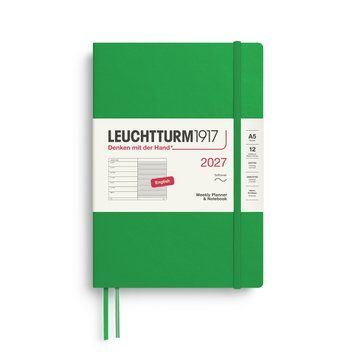 Щотижневик з нотатками Leuchtturm1917 Medium (A5) м'яка обкл., 2027 Spring Leaf
