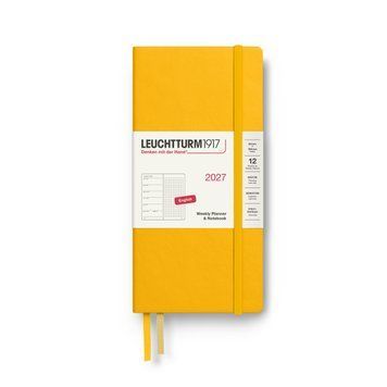 Щотижневик з нотатками Leuchtturm1917 Wallet (B6+ x A6) 2027 Sunflower (крапка)