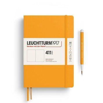 БлокнотиБлокнот Leuchtturm1917, Середній, 411 сторінок, Rising Sun, Чисті аркуші придбати