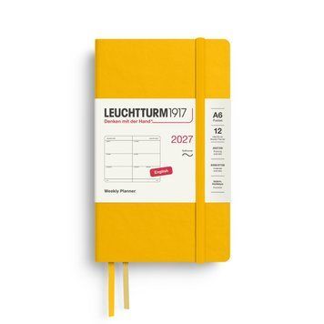 Щотижневик Leuchtturm1917 Pocket (A6) м'яка обкл., 2027 Sunflower