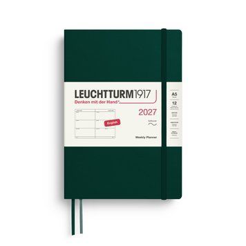 Щотижневик Leuchtturm1917 Medium (A5) м'яка обкл., 2027 Forest Green
