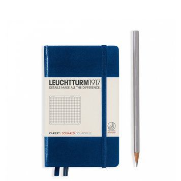 БлокнотиБлокнот Leuchtturm1917 Кишеньковий, темно-синій, клітинка придбати
