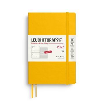 Щотижневик з нотатками Leuchtturm1917 Paperback (B6+) м'яка обкл., 2027 Sunflower