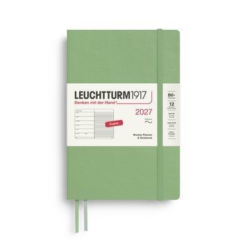 Щотижневик з нотатками Leuchtturm1917 Paperback (B6+) м'яка обкл., 2027 Sage