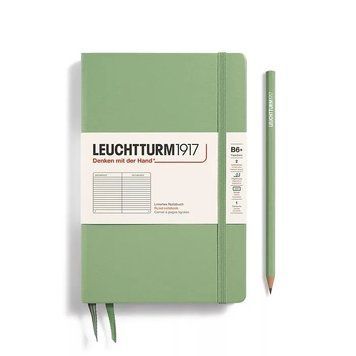 БлокнотиБлокнот Leuchtturm1917, Paperback (B6+), Sage, Лінія придбати